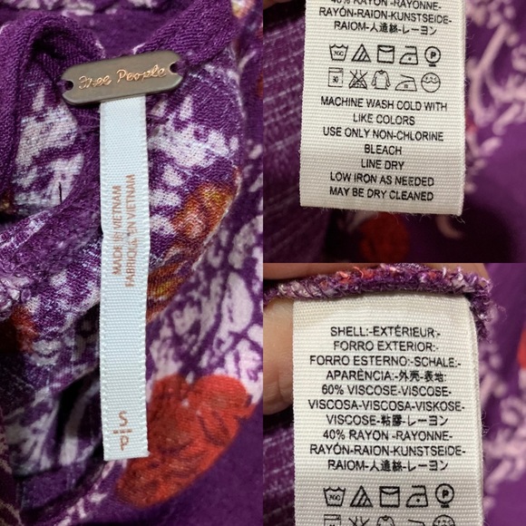 Free People Smooth Talker Mini Dress Sz S Plumberry - Picture 6 of 10